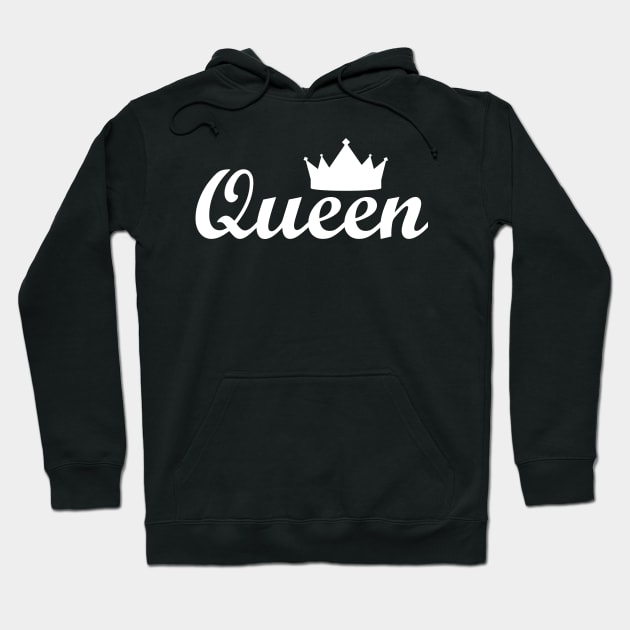 King and Queen With Crown for couples set T-Shirt Hoodie by maazbahar